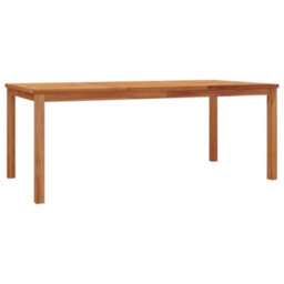 Berkfield 4 Piece Garden Dining Set Solid Wood Teak - thumbnail 8