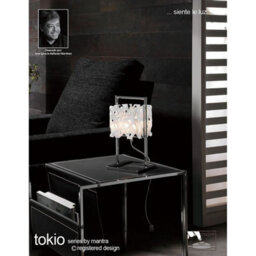 Luminosa Lighting Luminosa Tokio Table Lamp 1 Light G9, Gloss Black/polished Chrome - thumbnail 3