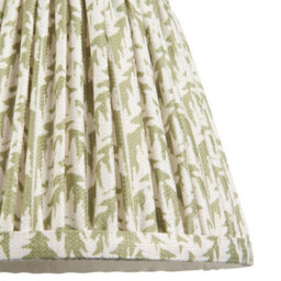 Loops Elegant Set Of 2 Handcrafted 20Cm Herb Green Tapered Lamp Shades - thumbnail 3