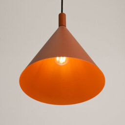 Sollux Lighting Nox Steel Red Ochre 1 Lights Modern Pendant Lamps - thumbnail 4