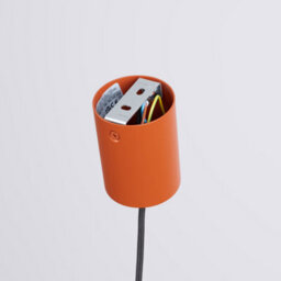 Sollux Lighting Nox Steel Red Ochre 1 Lights Modern Pendant Lamps - thumbnail 8