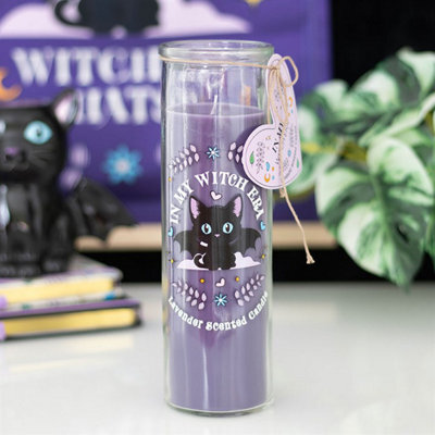 Of Whiskers And Wings Lavender Tube Candle - image 1