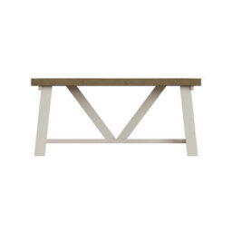 Fwstyle 1.6M Solid Reclaimed Pine Dining Table - thumbnail 3