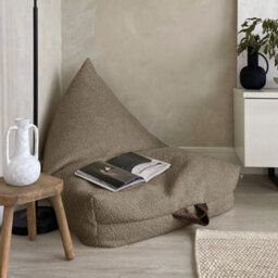 rucomfy Beanbags Rucomfy Indoor Large Bean Bag Lounger - Snug Mushroom Humbug For Adults - thumbnail 1