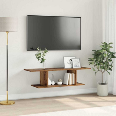 Berkfield Tv Cabinet Brown 103 X 30 X 26.5 Cm Engineered Wood - image 1