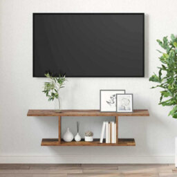 Berkfield Tv Cabinet Brown 103 X 30 X 26.5 Cm Engineered Wood - thumbnail 4
