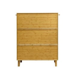 5Tier Farmhouse Shoe Storage Cabinet Rack Stand 2-Door Cupboard - thumbnail 6