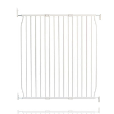 Safetots Screw Fit Metal Baby Gate, White, 100Cm - 110Cm - image 1