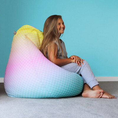 rucomfy Beanbags Rucomfy Indoor Mermaid Bean Bag - Classic Kids Bean Bag Chair - image 1