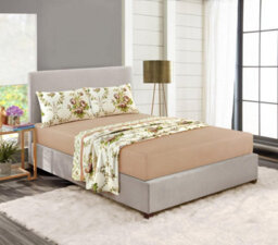 Kampala Hill Olivia Brushed Cotton Flannelette Floral Sheet Set - thumbnail 2
