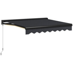 Outsunny 2.5 X 2M Electric Awning With Led Light, Sun Canopies For Patio - thumbnail 2