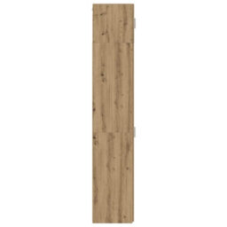 Berkfield Slim Storage Cabinet Artisan Oak 30X42.5X225 Cm Engineered Wood - thumbnail 8