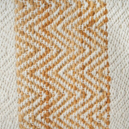 Wyld And Coco Bohonest Square Pouffe Beige Jute And Cotton 40 X 40 X 40 Cm With Tassels - thumbnail 5