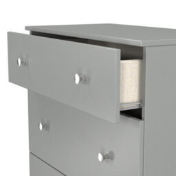 Portland 3 Drawer Deep Chest Of Drawers In Uniform Grey & Dusk Grey (Ready Assembled) - thumbnail 6
