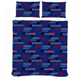 Rangers Fc Reversible Pulse Duvet Cover Set Royal Blue/white/red (Double) - thumbnail 4