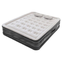 Harbour Housewares King Airbed With Removable Electric Pump - Black/grey