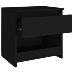 Vidaxl Bedside Cabinets 2 Pcs Black 40X30X39 Cm Engineered Wood - thumbnail 9