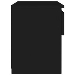 Vidaxl Bedside Cabinets 2 Pcs Black 40X30X39 Cm Engineered Wood - thumbnail 6