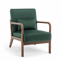 Velvet Bottle Green Hertford Accent Chair - thumbnail 6