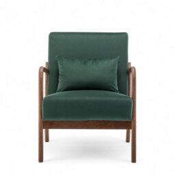 Velvet Bottle Green Hertford Accent Chair - thumbnail 5