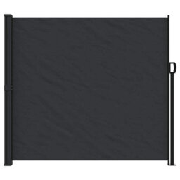 Walplus Retractable Side Awning Garden Sun Shade Canopy Gazebo For Back Door, Porch, Patio Black 180X600 Cm - thumbnail 3