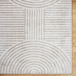 Livabliss Fossay Shaggy-Washable Beige Grey Modern Hig Pile Living Bedroom Rug 160 X 213 Cm Easy Care, Non Shedding - thumbnail 7