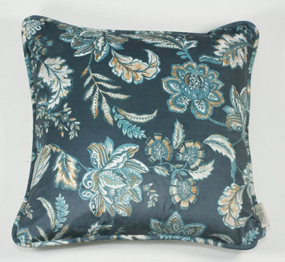 Esselle Home Kashmir Jacobean Navy/teal Cushion - image 1