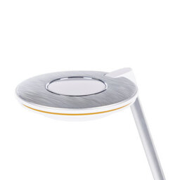 Wyld And Coco Led Desk Lamp Silver - Adjustable Arm, Dimmer, Colour Temperature, Usb Charging - Brushed Aluminium - thumbnail 9