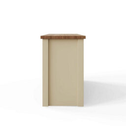 Cream Shoe Storage Sideboard, 4-Shelf Cabinet For Hallway - thumbnail 3