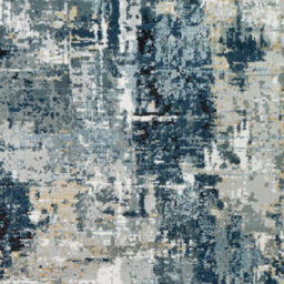 Livabliss Round Jolie-Abstract Blue Grey Beige Black Modern Marble Living Dining Bedroom Rug 160 X 160 Cm Easy Care, Non Shedding - thumbnail 7
