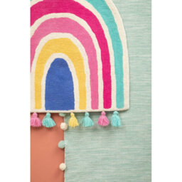 Orsina Premier Kids Kids Rainbow Rug With Tassels - thumbnail 3