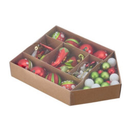 Living And Home 70-Piece Set Of 6Cm Christmas Balls, Christmas Tree Ornaments - thumbnail 3