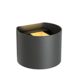 Lucide Xio Modern Up Down Wall Light - Led Dim. - G9 - 1X3,5W 2700K - Grey - thumbnail 1