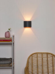Lucide Xio Modern Up Down Wall Light - Led Dim. - G9 - 1X3,5W 2700K - Grey - thumbnail 4