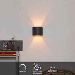 Lucide Xio Modern Up Down Wall Light - Led Dim. - G9 - 1X3,5W 2700K - Grey - thumbnail 2