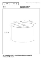 Lucide Xio Modern Up Down Wall Light - Led Dim. - G9 - 1X3,5W 2700K - Grey - thumbnail 6