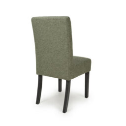 Harrow Green Weave Dining Chair - Black Legs - thumbnail 3