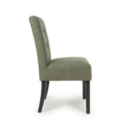 Harrow Green Weave Dining Chair - Black Legs - thumbnail 4