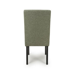 Harrow Green Weave Dining Chair - Black Legs - thumbnail 6