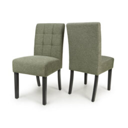 Harrow Green Weave Dining Chair - Black Legs - thumbnail 7