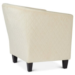 Bravich Stilo Tub Chair - Velvet Cream - thumbnail 5