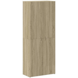 Berkfield File Cabinet Sonoma Oak 60X32X153 Cm Engineered Wood - thumbnail 2