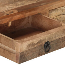 Vidaxl Console Table 90.5X30X75Cm Solid Acacia Wood And Reclaimed Wood - thumbnail 5