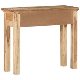 Vidaxl Console Table 90.5X30X75Cm Solid Acacia Wood And Reclaimed Wood - thumbnail 4