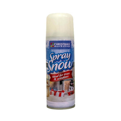 HSD Artificial Snow 250Ml - Winter Effect Decoration Spray For Christmas Trees, Windows, Parties & Festive Holiday Decor - image 1