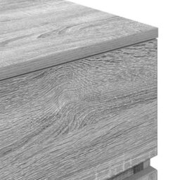 Vidaxl Bedside Cabinet With 3 Drawers Grey Sonoma 39X35X65 Cm Bedside Cabinets - thumbnail 9