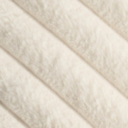 OHS 4 X Faux Fur Thick Rib Filled Cushion Covers, 45 X 45Cm - Natural - thumbnail 5