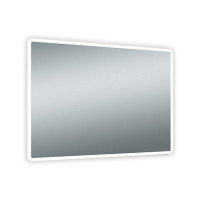 Plum&clay Jet Led Bathroom Mirror With Bluetooth Speakers & Shaver Socket (H)50Cm (W)100Cm - image 1