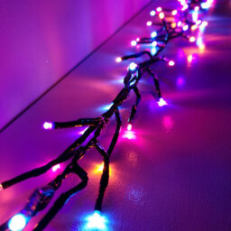 Samuel Alexander 6.2M 480 Led Christmas Cluster String Lights With Timer In Rainbow - thumbnail 3