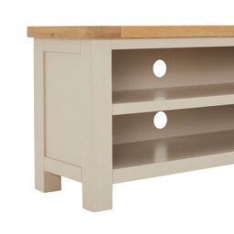 The Furniture Market Marbury Putty Grey Painted Small Tv Unit Stand Up To 50 Tv Size - thumbnail 5